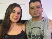 naughty cam girl giving blowjob AmyandAlan